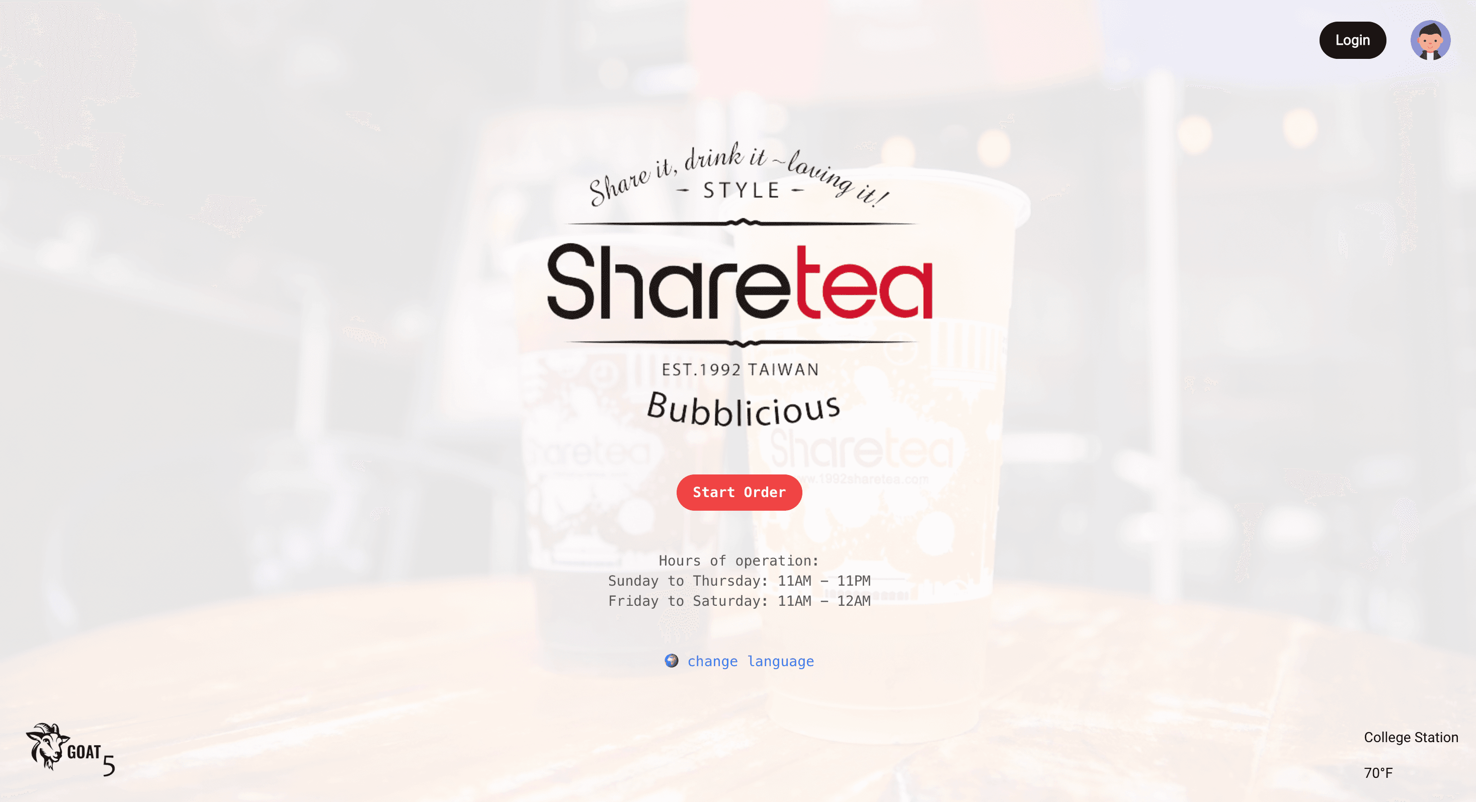 ShareTea Point of Sales System